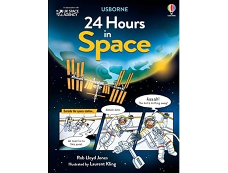 Livro 24 Hours in Space de Rob Lloyd Jones (Inglês - Capa Dura)