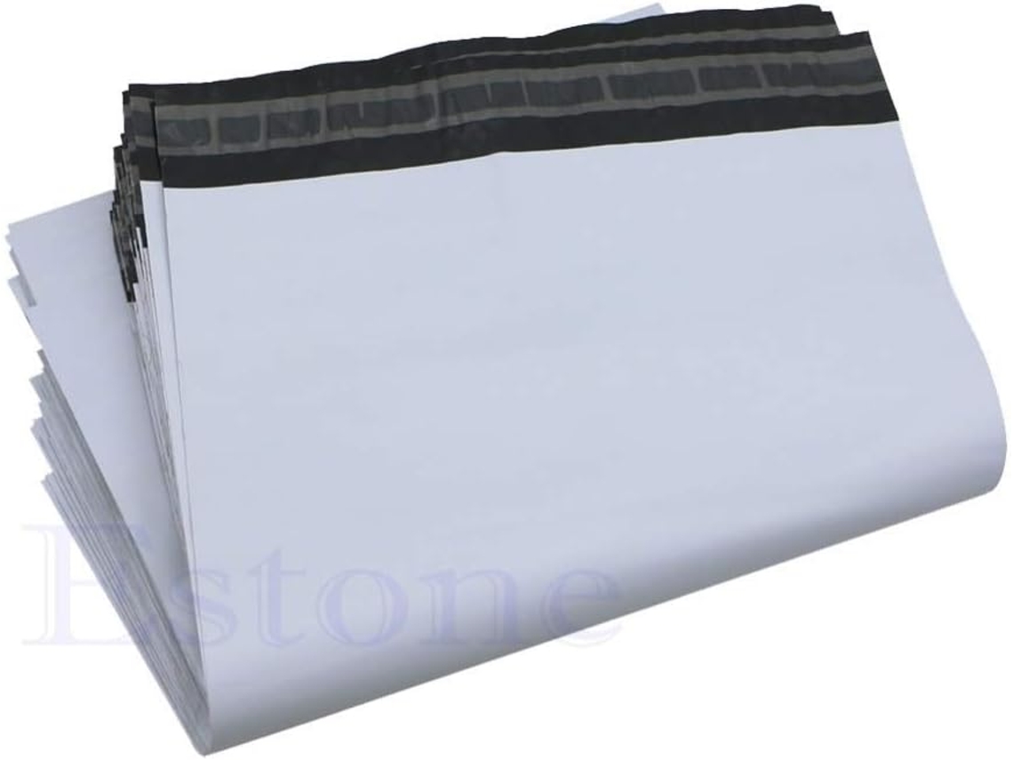 Pacote Para Envio De Correspondência Em Lote 100 Unidades, 5 Tamanhos, Saco Plástico Autoadesivo (13x30cm)