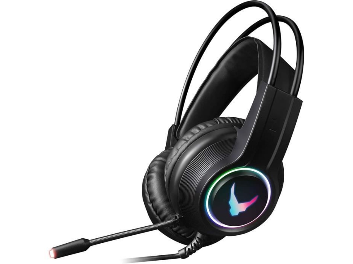 Casque De Jogo Varr Vh8030 Rgb Usb 2 X 3,5 Mm Microfone Anti Ruído