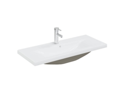 Basin, Basins Vidaxl Branco Cerâmica (91 X 39 X 18 Cm)