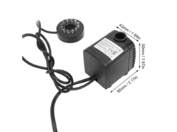 Laxiscreed Bomba Submersível Para Fontes Com 600l/h E Iluminação Led De 12 Unidades