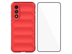 Capa De Tpu Antiderrapante Para Oneplus Nord 5 5g Com Película De Vidro Temperado