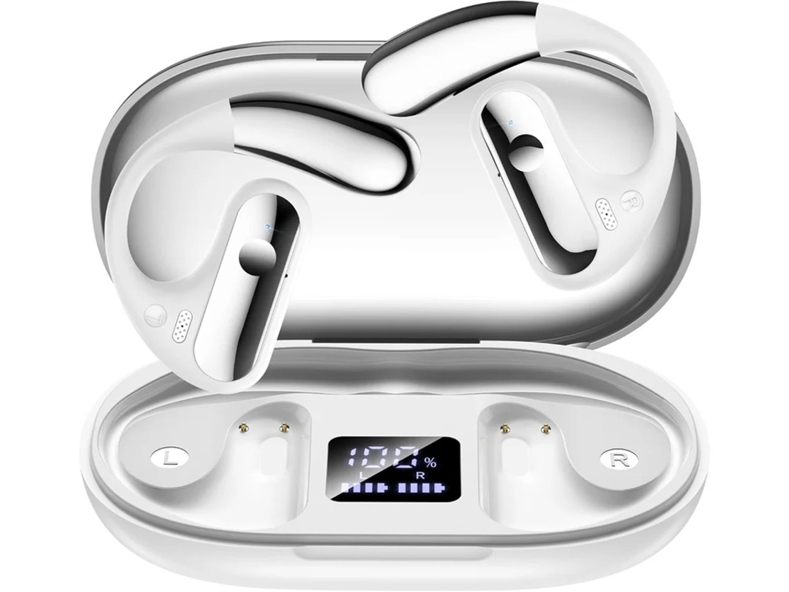 Fones De Ouvido Bluetooth 5.3 Abertos 2024 Fones De Ouvido Sem Fio Fones De Ouvido Esportivos Microfone Embutido Com Ganchos De Ouvido Fone Bestvite