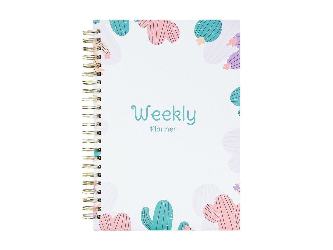 Agenda A5 Espiral Semanal/diária, Para Estudantes
