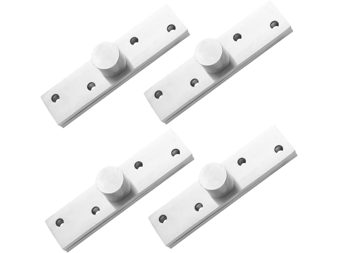 Conjunto De 4 Dobradiças Pivotantes Em Aço Inoxidável Para Portas,