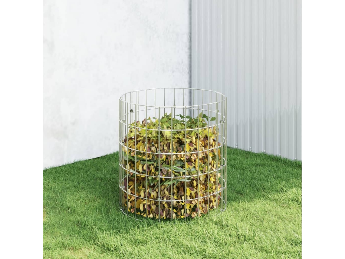 Compostor De Jardim Ã˜50x50 Cm Aã§o Galvanizado DKD HOME DECOR