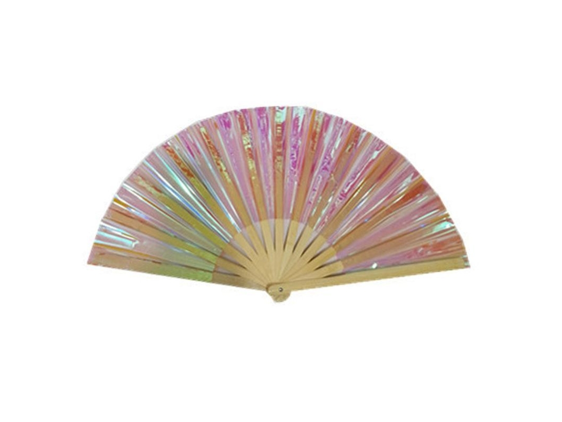 2026 vento Folding de 10 Polegadas Cor Viva Bambu Decorativo para Festa Renascença Festival