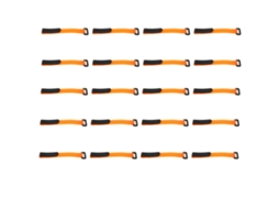 Abraçadeira De Nylon Resistente Com Fecho Velcro E Fivela, 20x300mm