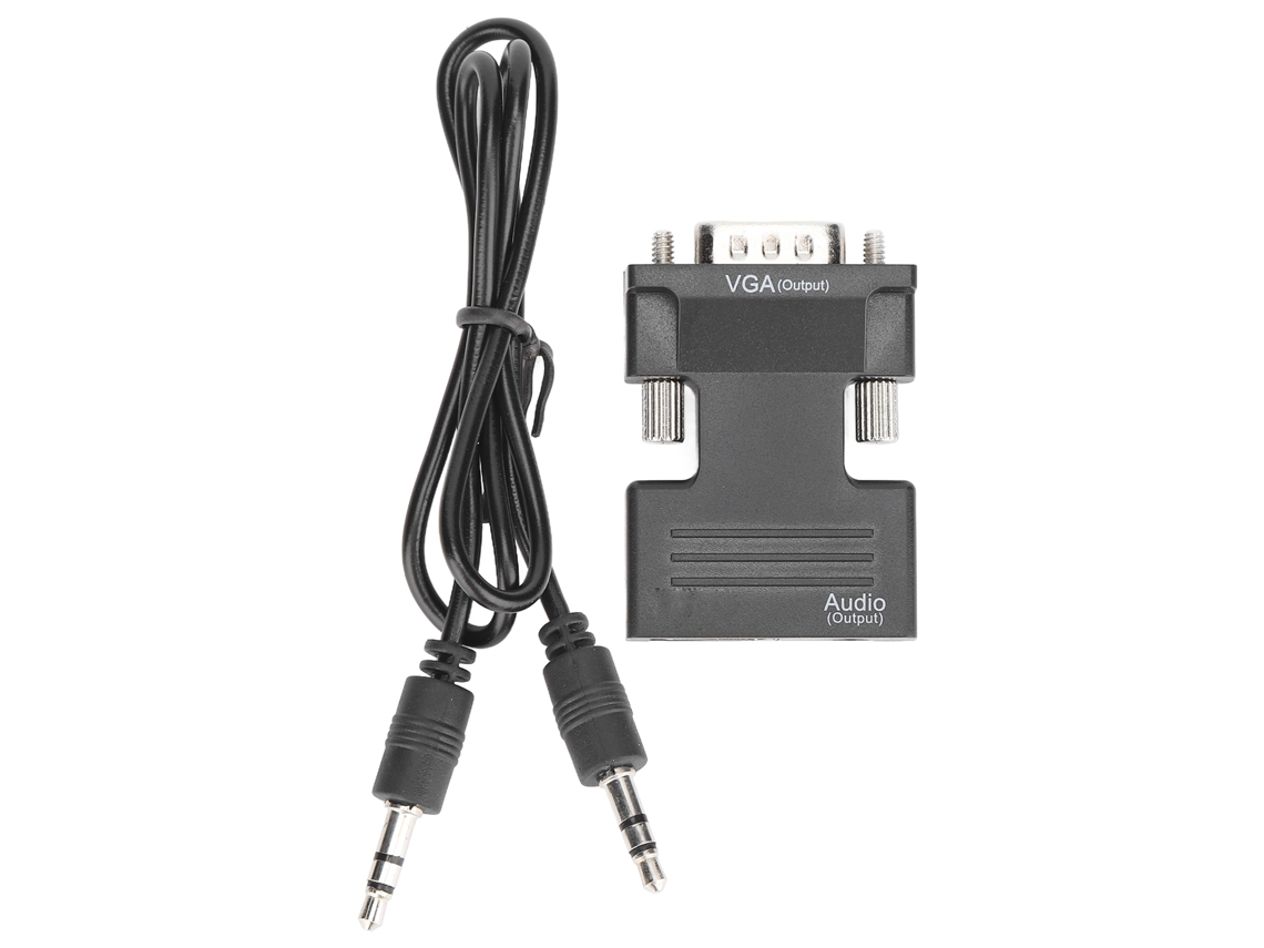 Conversor de Hd Mali para Vga com Cabo de Áudio 3.5mm