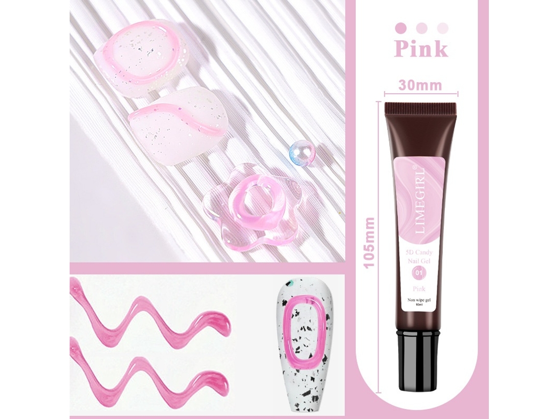 Lurelia Esmalte Em Gel 3d Para Nail Art Ref. 01