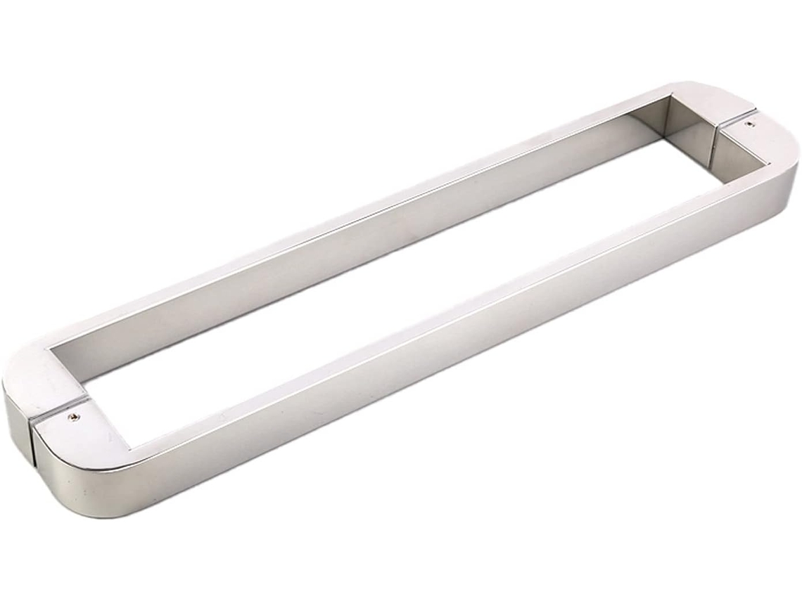 Puxador Interno Para Porta De Box Em Aço Inoxidável, Com Sistema De Abertura E Fechamento Por Pressão, Ideal Para Portas