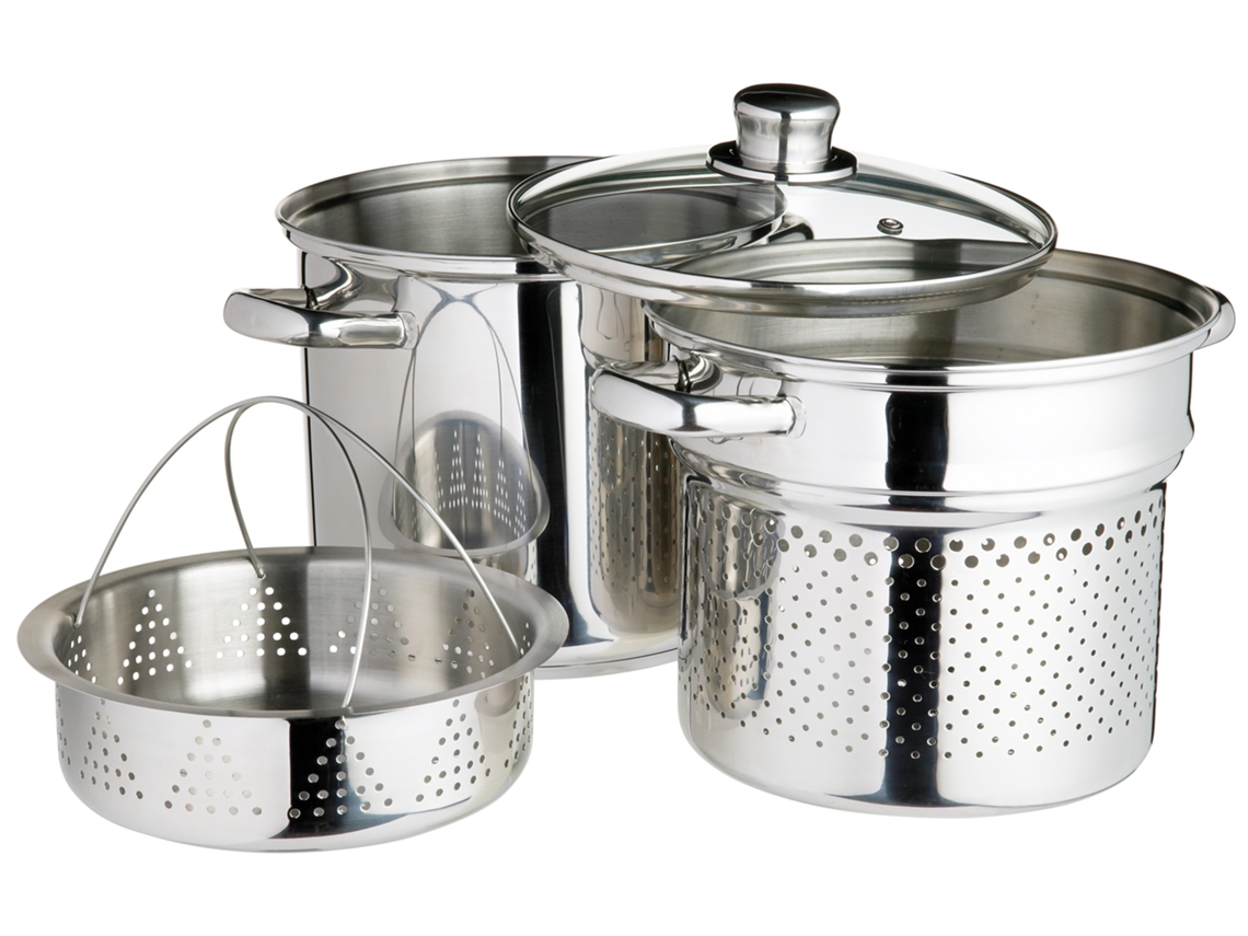 Panela para Massa com Acessórios para Vapor Kitchen Craft