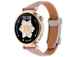 Pulseira De Couro Universal Fina Com Fecho Magnético