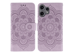 Capa De Couro Para Celular Com Estampa De Mandala Solar Em Relevo, Modelo Cmf Phone 2 Pro, Da Nothing.