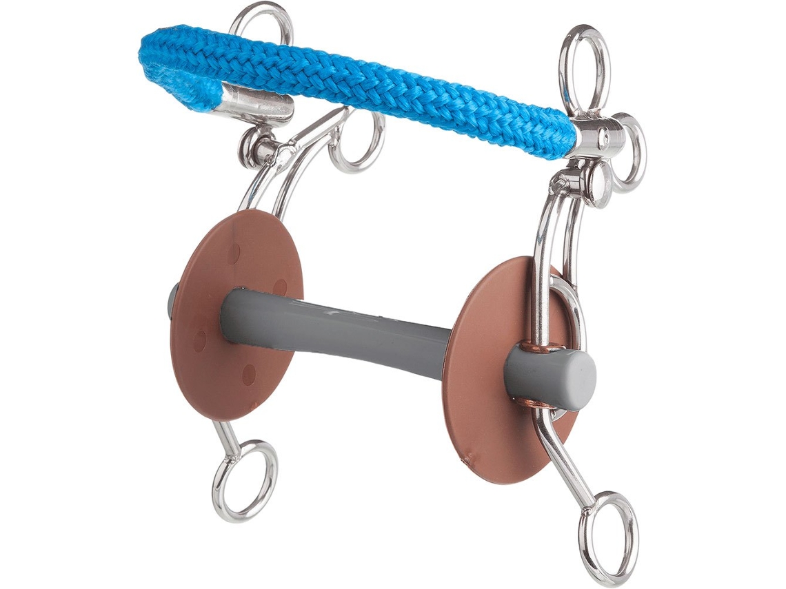 Macio Hackamore Tandem Comfort Bar Prateado 130 Mmberis