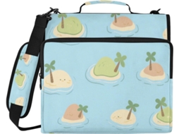 Pasta escolar com zíper de 3,8 cm e 3,8 cm de altura, diversas opções de bolsas, portátil, ideal para armazenamento doméstico, com tamanho adequado.