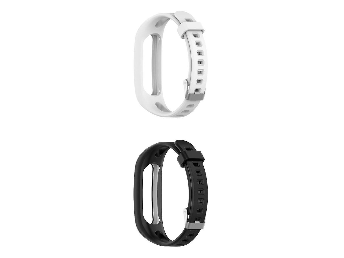 Pulseiras de silicone macio para relógios inteligentes Huawei 4e e 3e VONKELIOS