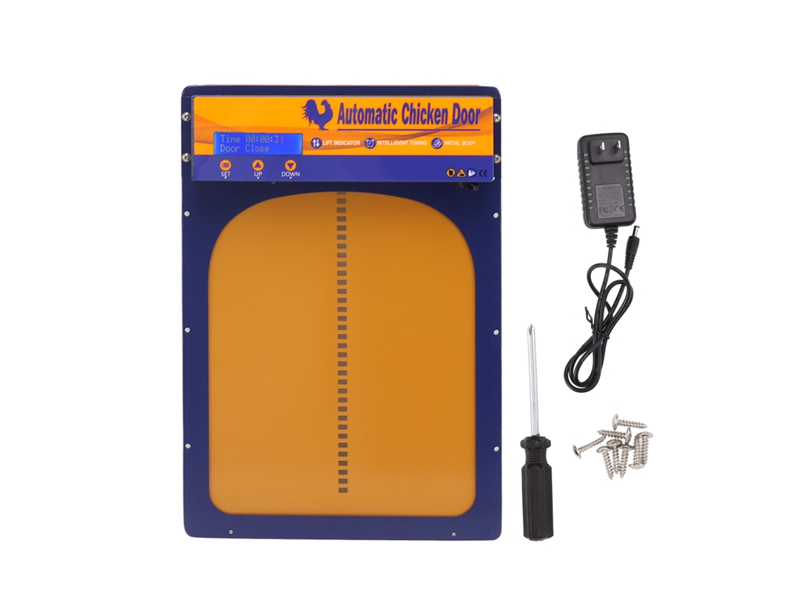 Portão Automático para Galinheiro com Timer, Energia Bateria, Royal Blue LAXISCREED