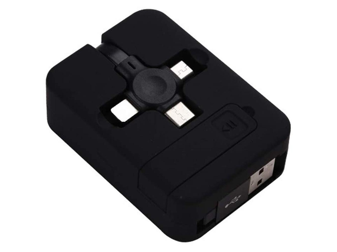 Cabo de Dados EOOCOO (suporte Retrátil de Carregamento 4 em 1)