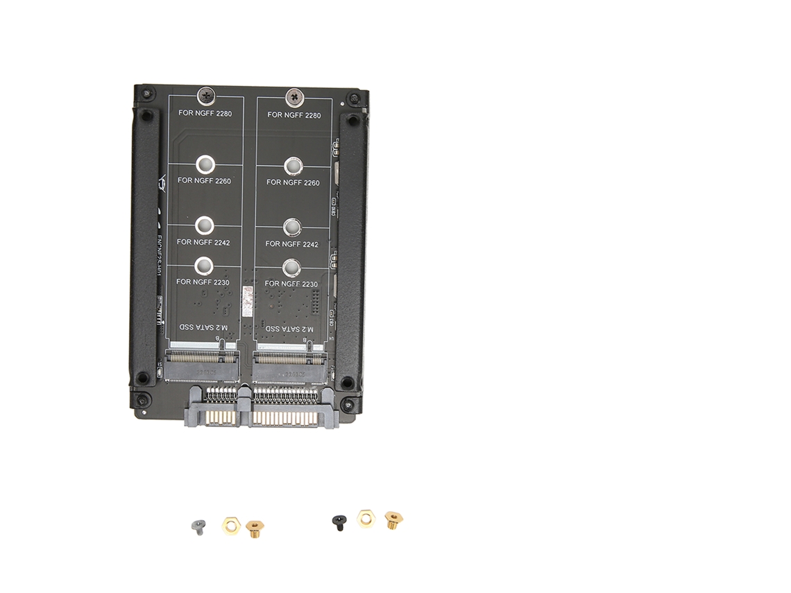 Tarjeta de expansão adaptadora m.2 ssd a sata de 6 Gbps ngff sata compatível com windows, linux e os x | S/MARCA