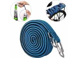 Cordas Elásticas Com Ganchos, 2 M, Azul, Resistente, Elástica, Para Bagagem, Bicicletas, Carros