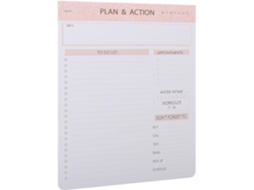 Bloc-notes Agenda Multifonction En Papier, 1 Carnet Destacável Para Planejamento De Repas E Notas