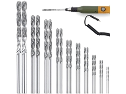 Conjunto De 20 Brocas Diamantadas Com Brocas Diamantadas Torcidas Para Vidro, Azulejos E Joias Slowmoose