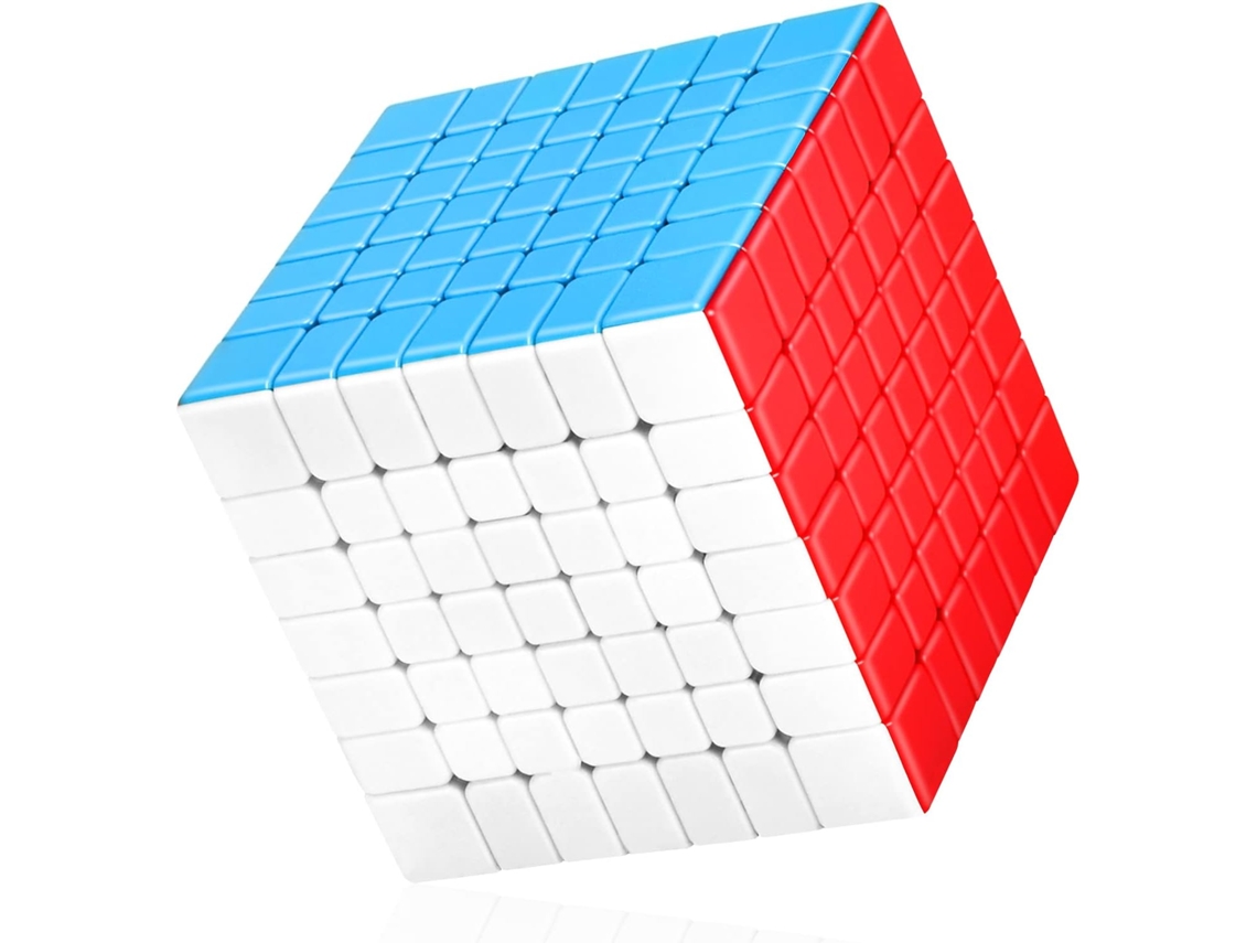 Cubo Mágico 7x7 Sem Adesivos, 7x7x7 - Presente De Natal Para Crianças E Adultos (sem Adesivos)