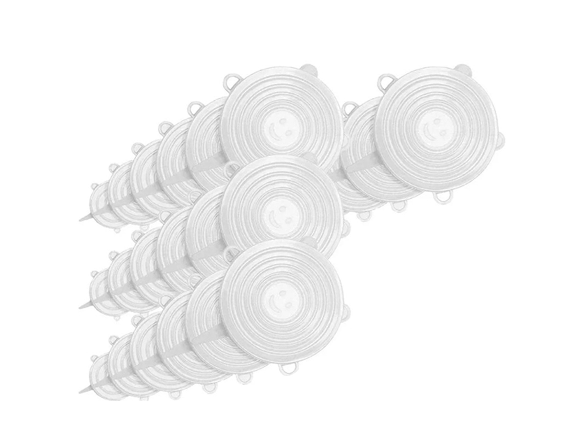 Tampas de Silicone Esticáveis LAXISCREED 24pcs