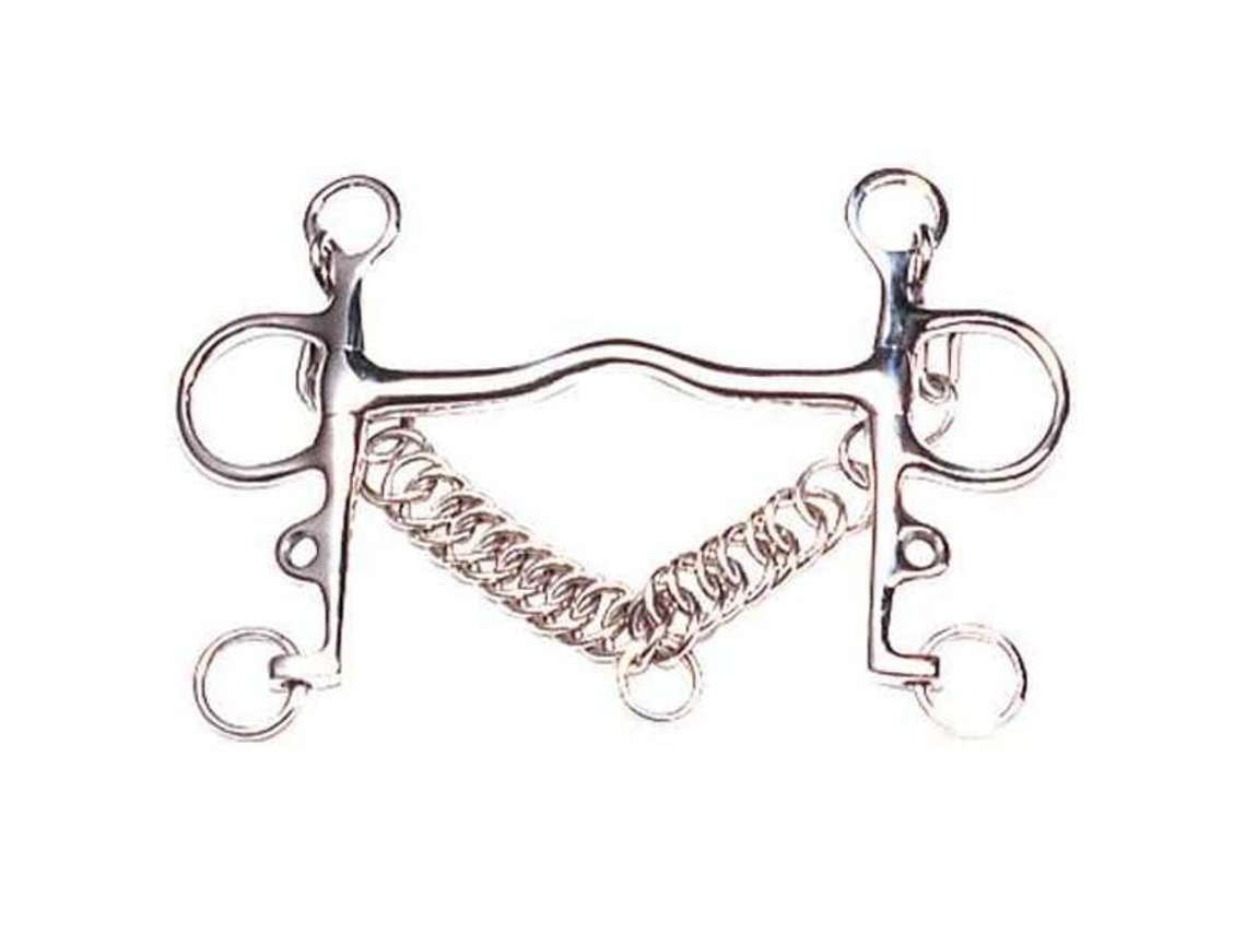 Ponte e Corrente de Aço Inoxidável Mordeu Pelham Prateado 14.5 Cmmarjoman Distribucion