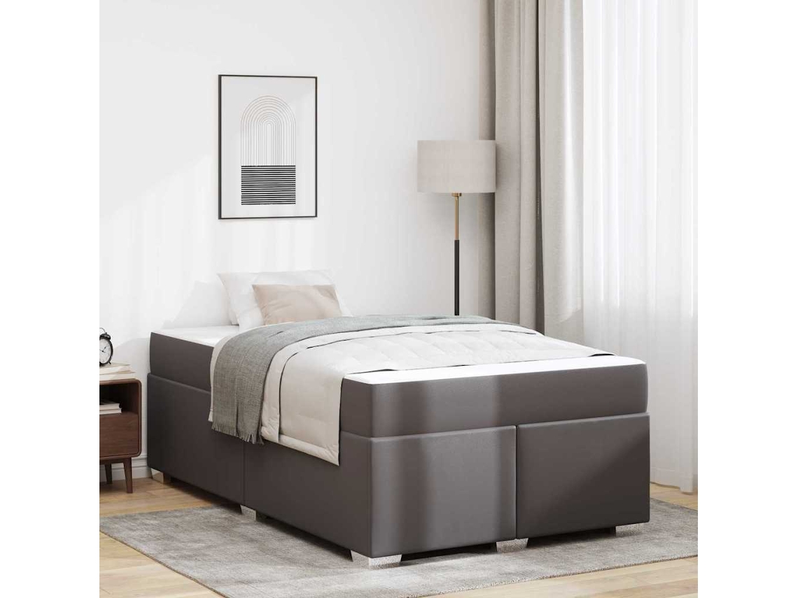 Vidaxl Estrutura Da Cama Cinzeto 120 X 200 Cm Tecido