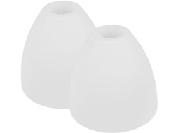 Conjunto De 2 Cúpulas De Vidro Fosco Para Luminárias De Teto, Compatíveis Com Lustres E Pendentes. Gokoco