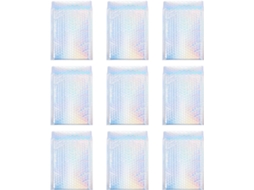 Pacote com 25 unidades de envelopes de alumínio à prova de choque para proteção de encomendas, práticos envelopes de envio com plástico bolha.