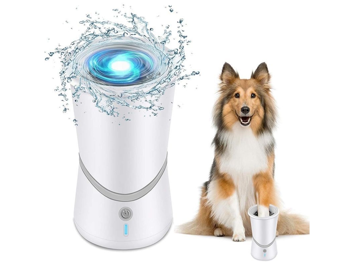 Limpiador Eléctrico De Patas Para Cães, Lavapatas Automático Rotativo, Lavador De Patas Sujas Portátil