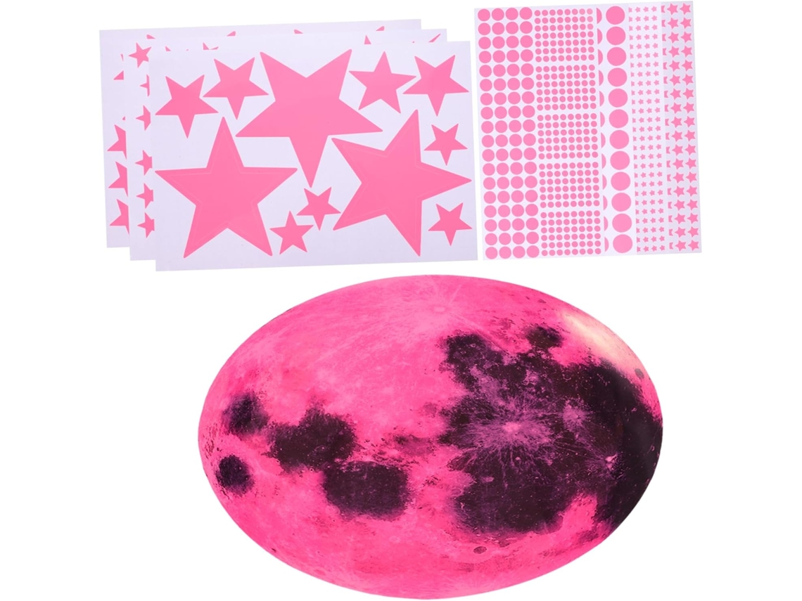 Adesivo Luminoso De Unicórnio, Estrela E Lua, Decoração Fosforescente Para Teto E Parede, Conjunto D Gokoco