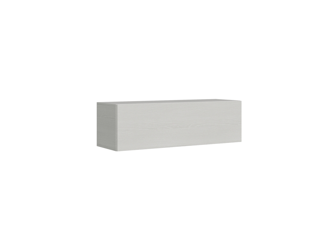 Móvel De Parede Rebatível L. 133.6 H. 40 P. 39.2 Branco Cinza Itamoby