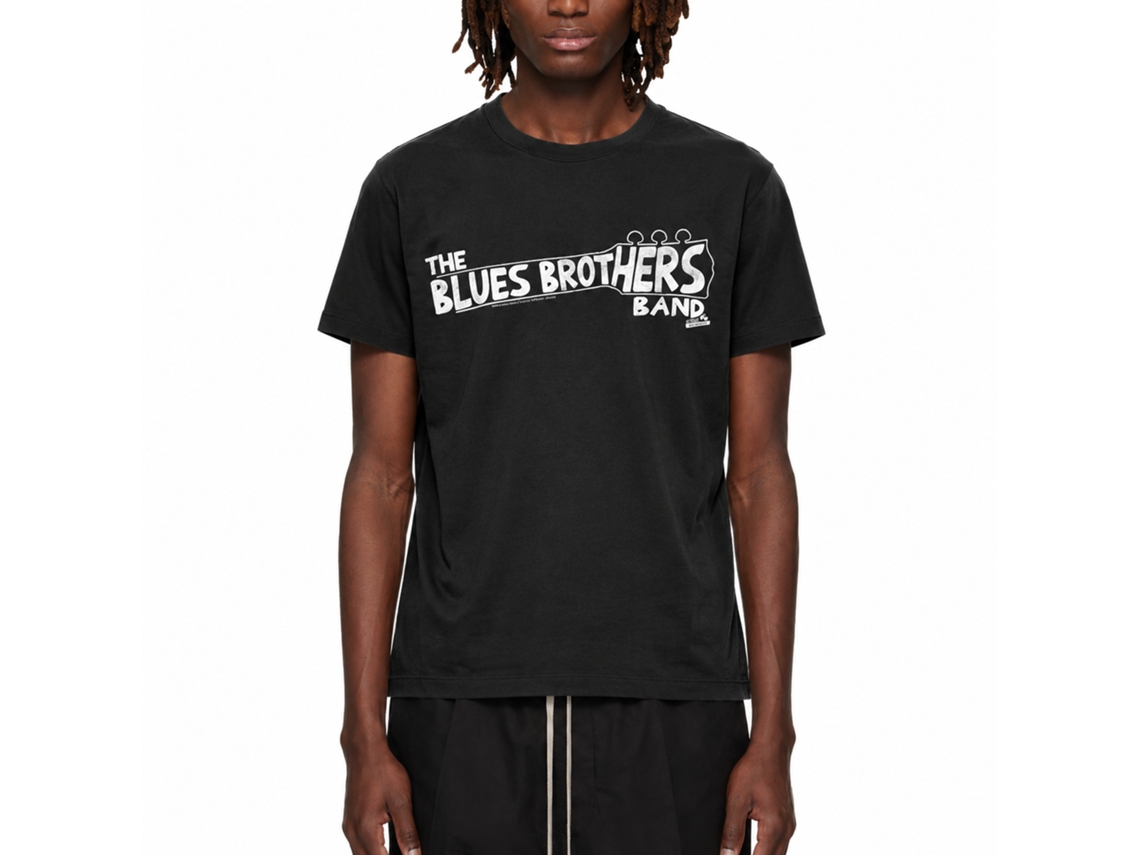 Rockinstone The Blues Brothers Movie Band Shirt Black Adult T-shirt Size:xxxl
