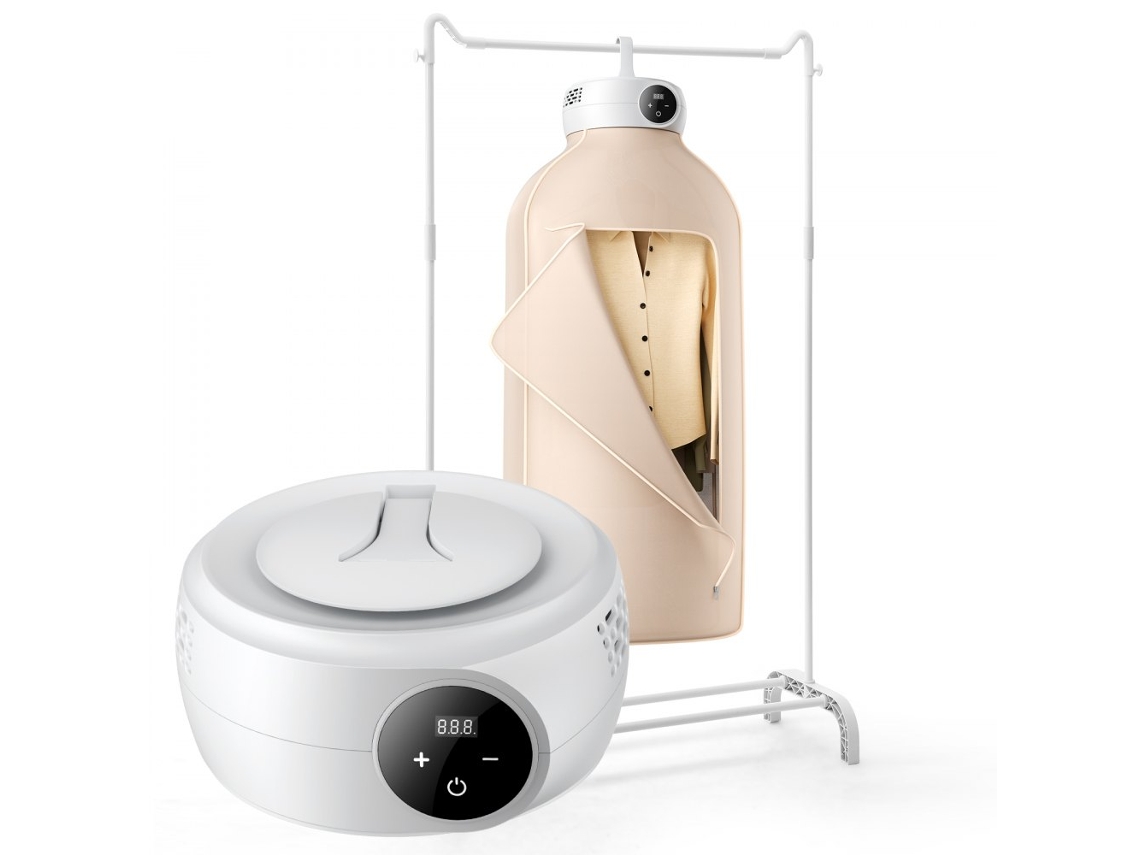 Secador De Roupa Portátil Com Temporizador E Aquecimento Ptc Tekmaquinas