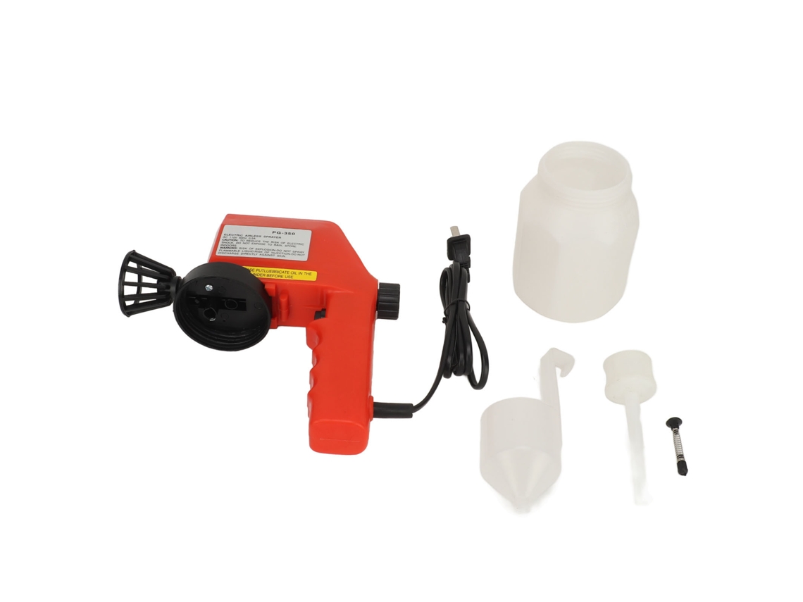 Pistola De Pintura Eléctrica Portátil 600ml Com Névoa Uniforme Ferramenta De Pintura Multifuncional
