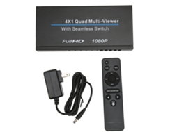 Hdmi 4x1 Quad Screen Splitter EOOCOO (4 Entradas 1 Saída)