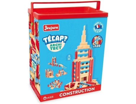 Jogo de Construção  120 peças de madeira