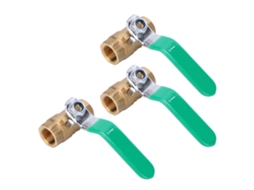 Válvula De Bola De Latão 3/8" Com Resistência À Corrosão E Rosca Interna Laxiscreed