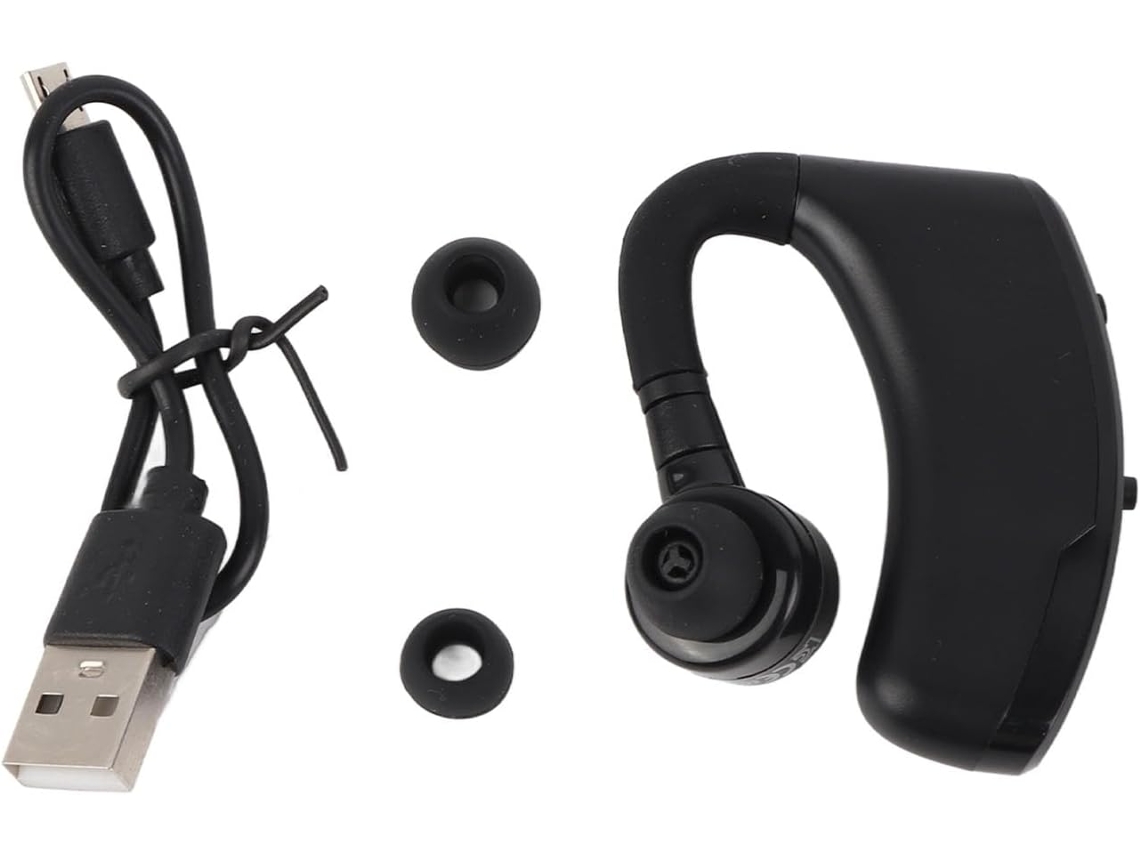 Ouvidor Bluetooth Com Oreille Unique, Micro Rotativo Com 180 Graus 4. 2, Longa Duração De Conversa 14 Horas,
