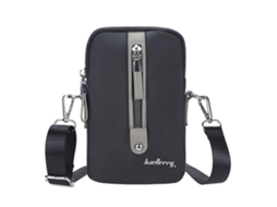 Bolsas Crossbody De Couro Sintético, Bolsa De Ombro Para Homens, Bolsa Com Zíper, Bolsa Mensageiro, Preta
