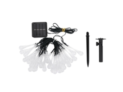2026 luces de Cinta Solar Impermeables Ip65 2 Modos 30 Led para Exterior Jardín Luz Blanca