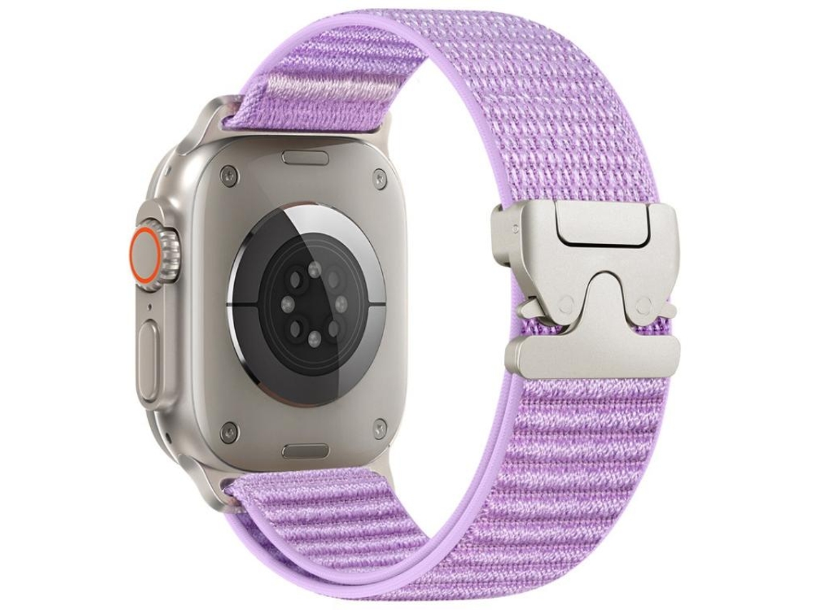 Bracelete Apple Watch Couro Vegano Crazy Horse Fivela XIAOMOYU