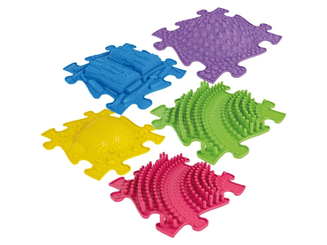 Conjunto De 5 Almofadas Sensoriais Extra Altas Eduplay Brinquedos Para Desenvolvimento Da Coordenação Motora