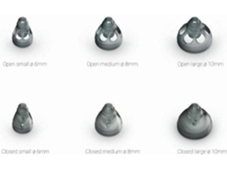 PHONAK Smokey Dome Aberto 8Mm 10 Peças