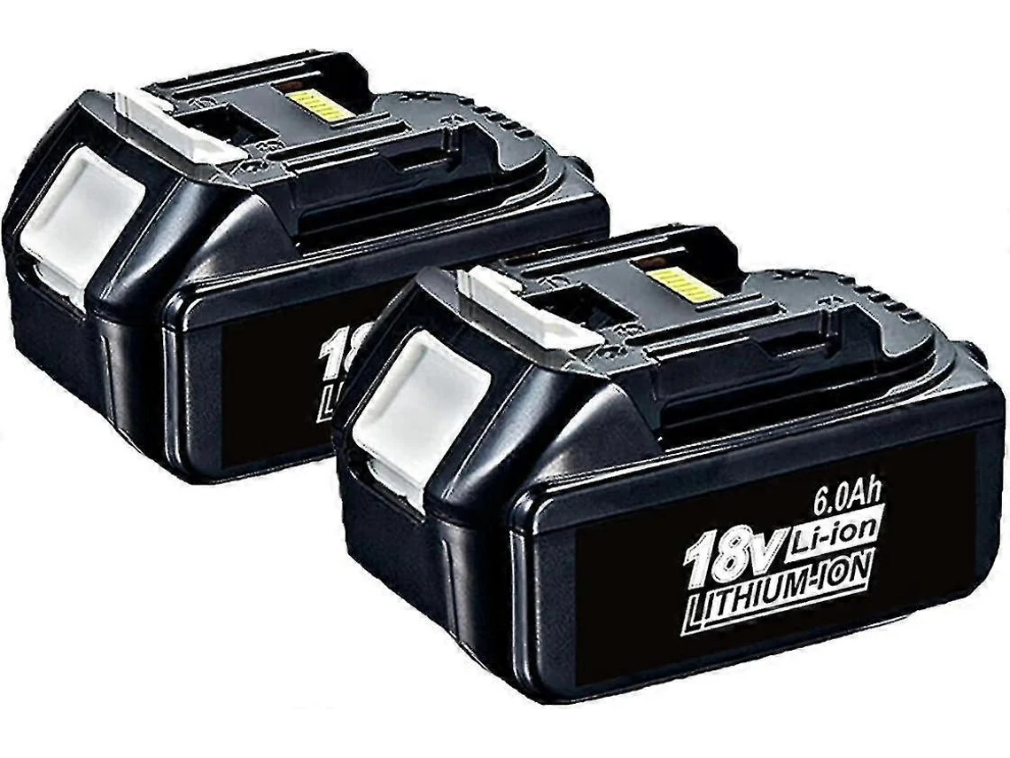 2 Pacotes Bateria Makita 18v 6.0 Ah Lxt Li Ion Bl1850b Bl1830b Bl1860b Novo