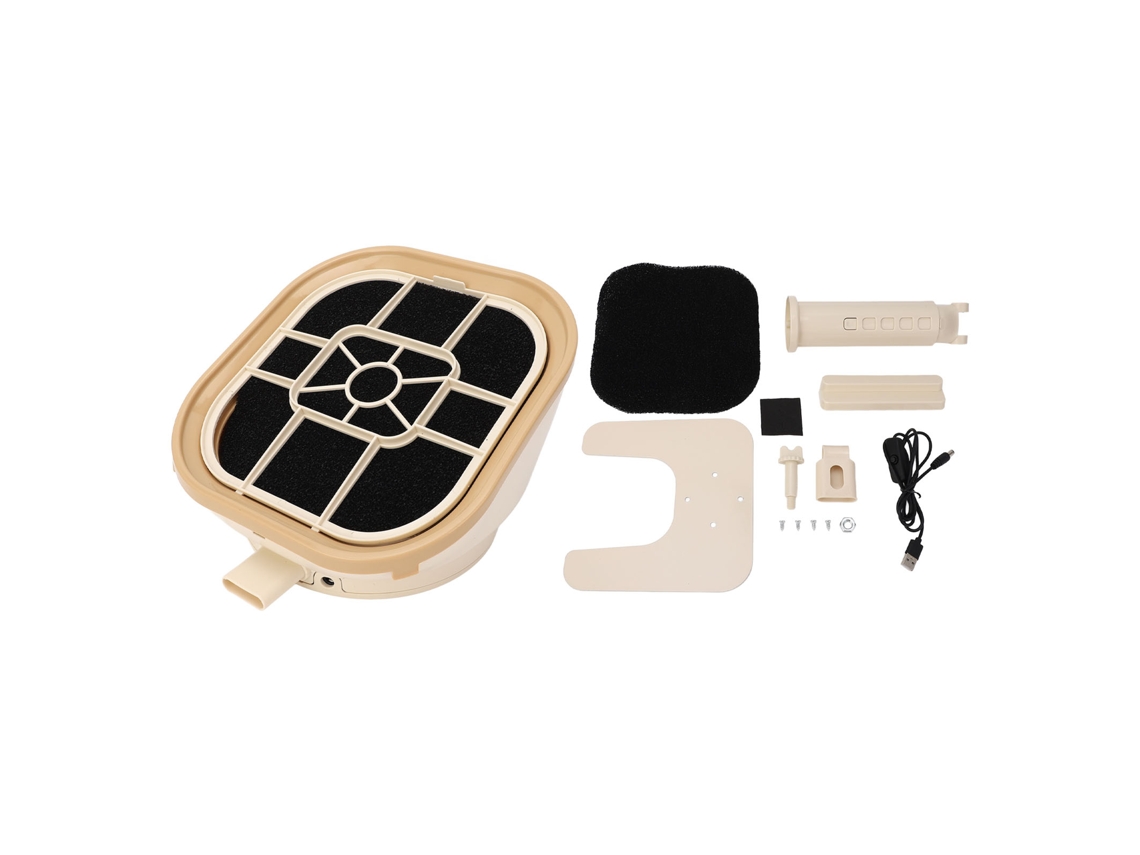 Exaustor de cozinha portátil ajustável, USB, 3300rpm, para churrasco e fondue, silencioso S/MARCA